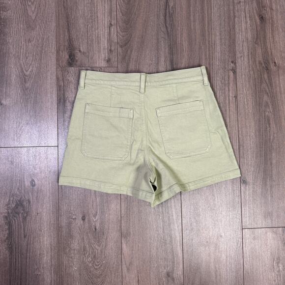 J.Crew Garment-Dyed Patch-Pocket Denim Short Sz 29 Pale Surplus Hi-Rise Stretch - Picture 6 of 7